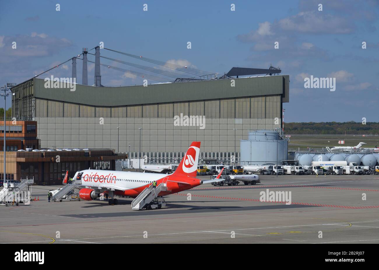 Air Berlin, Flugzeug, Vorfeld, Flughafen Tegel, Reinickendorf, Berlin ...