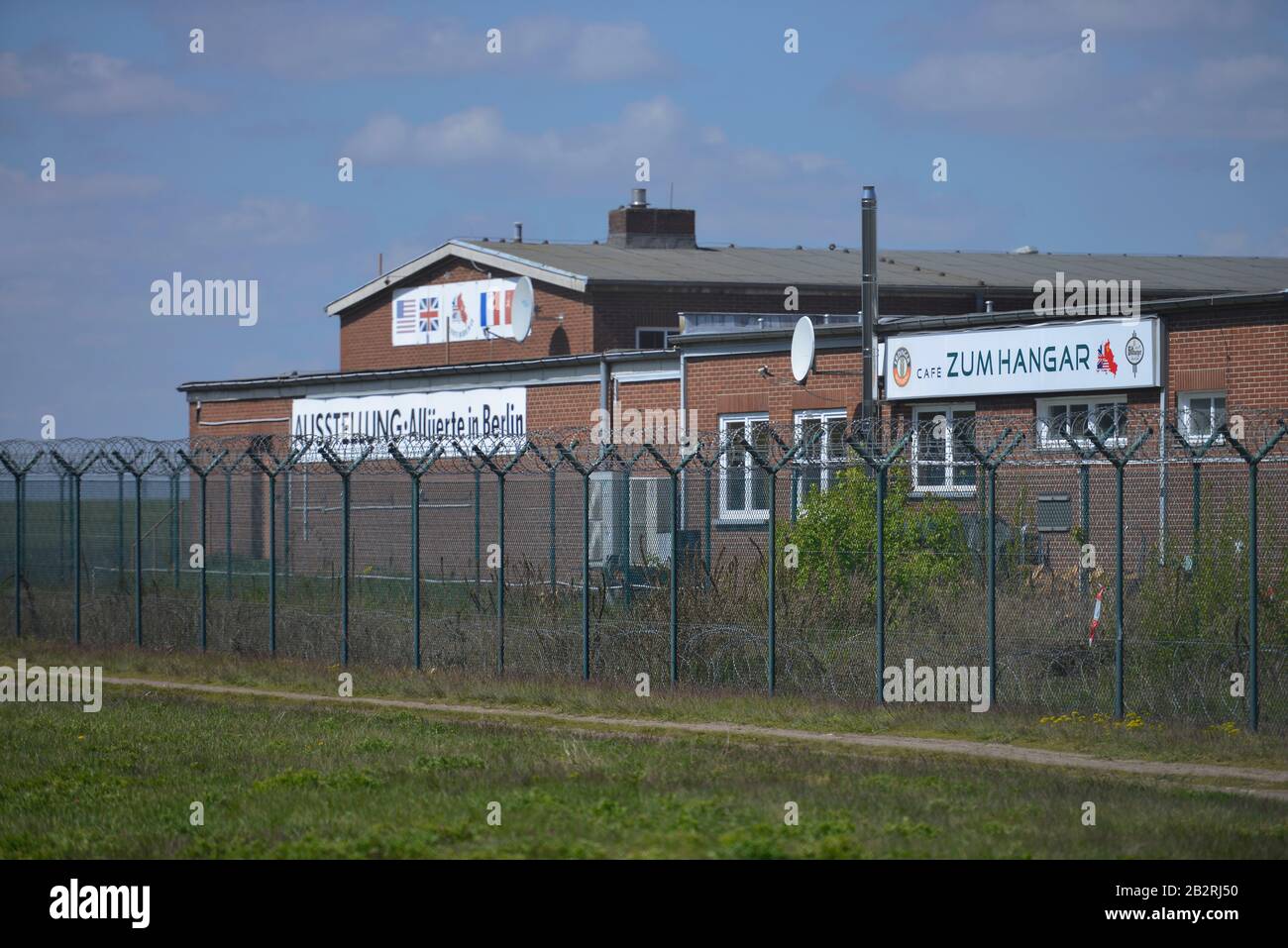 Ausstellung Alliierte in Berlin, Kurt-Schumacher-Damm, Flughafen Tegel, Reinickendorf, Berlin, Deutschland Stock Photo