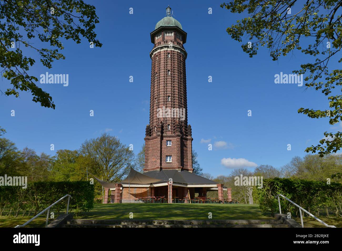 Wasserturm, Jungfernheide, Charlottenburg, Berlin, Deutschland Stock