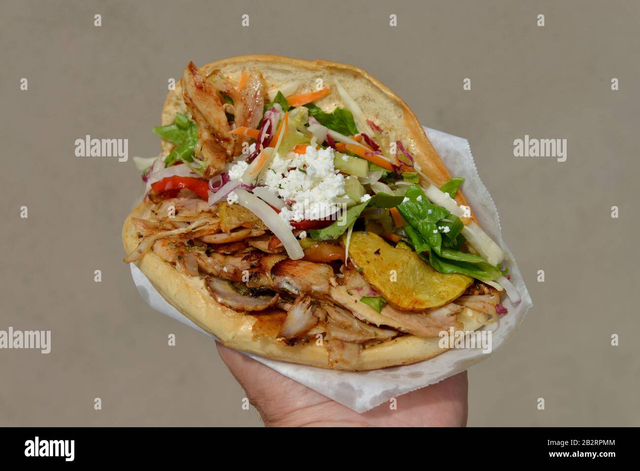 Mustafa's Gemuese Kebap, Berlin, Deutschland Stock Photo