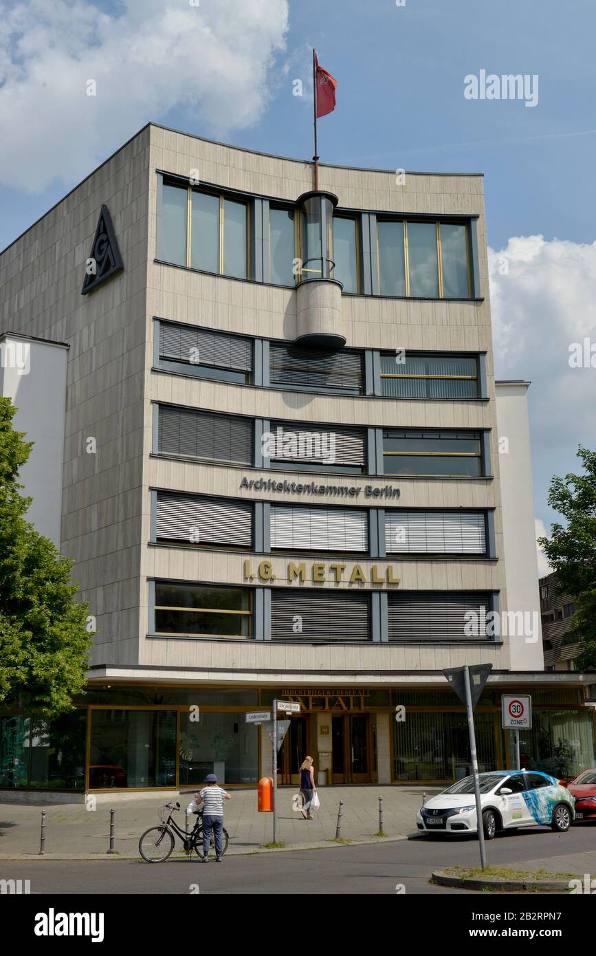 IG Metall, Alte Jakobstrasse, Kreuzberg, Berlin, Deutschland Stock Photo