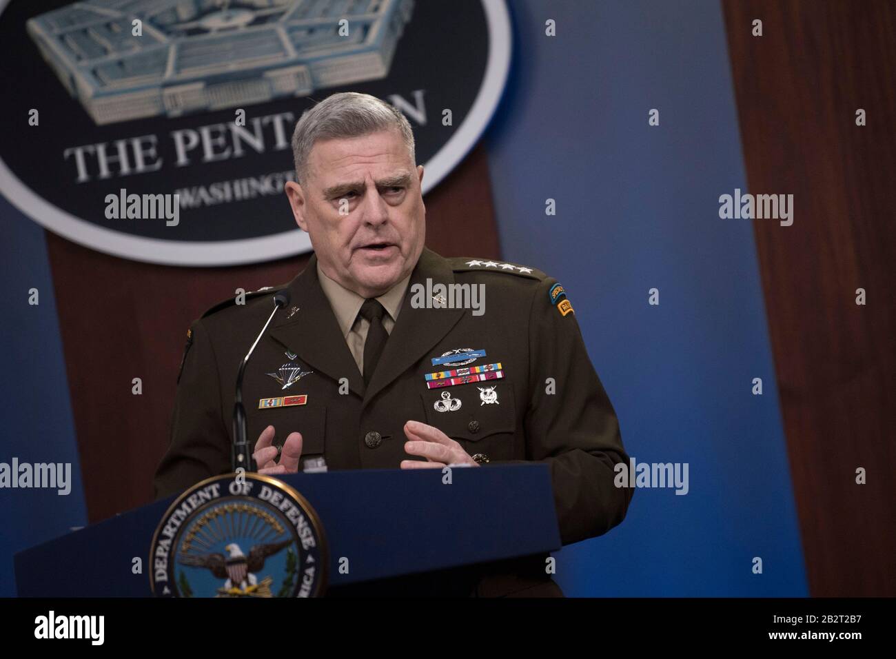 General mark milley at pentagon hi-res stock photography and images - Alamy