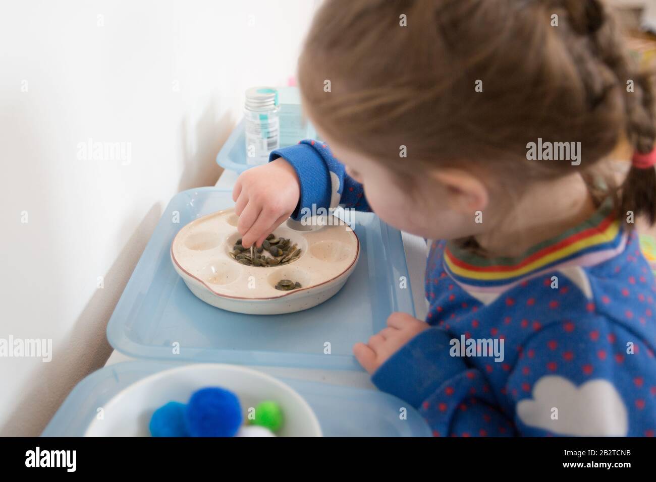 Montessori nursery Stock Photo