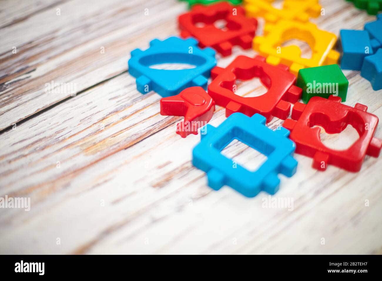 Baby Blocks Shape Sorter Toy. Educational Sorting Matching Toy for