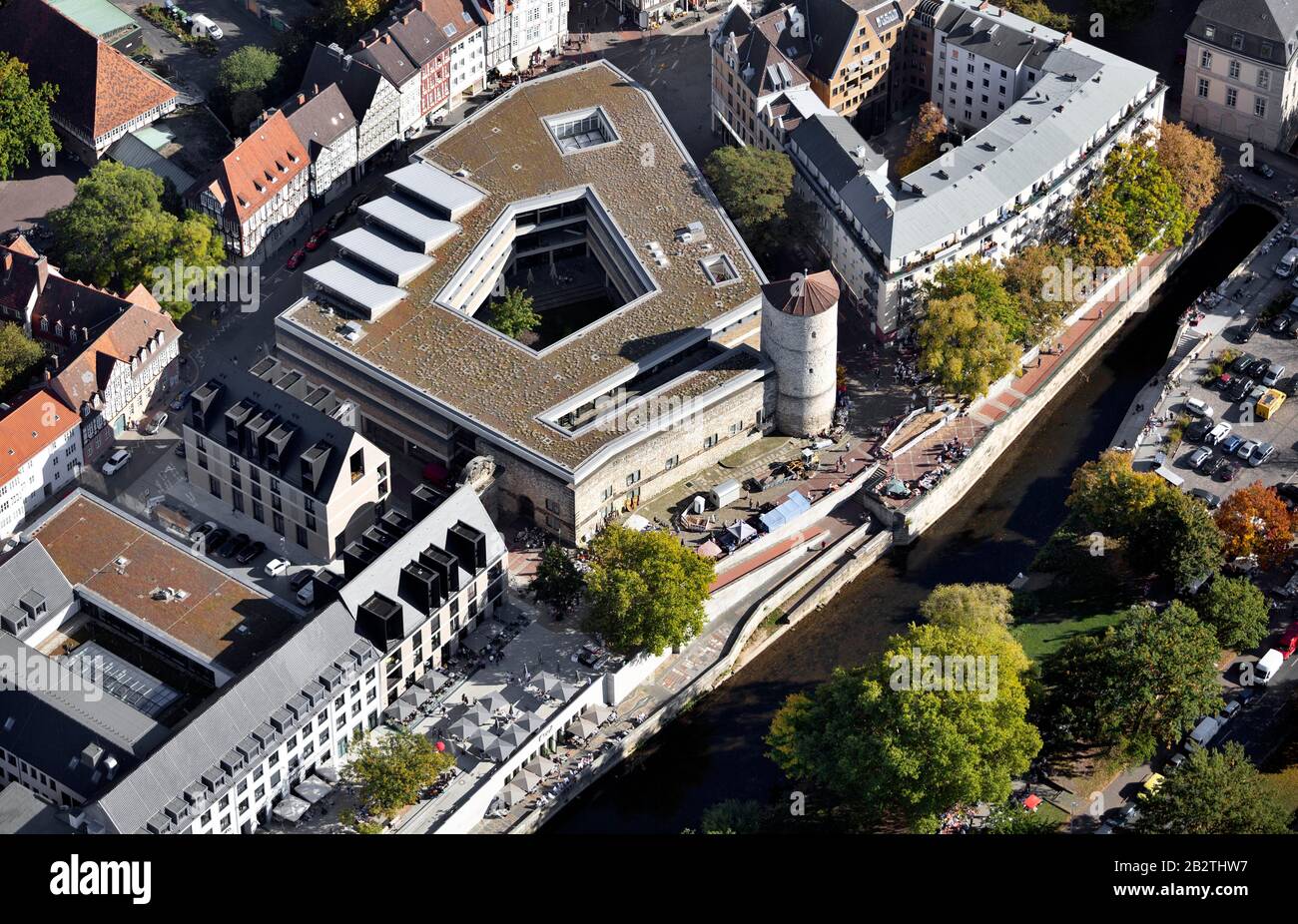 Historical Museum, Beginenturm, Hohes Ufer, Hannover, Lower Saxony, Germany Stock Photo
