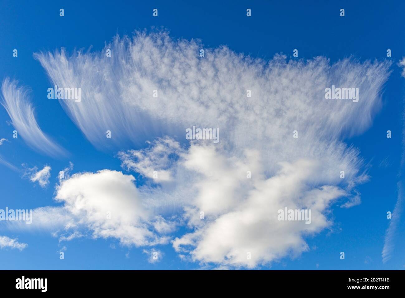 Wolkenformation, Gotland, Provinz Gotland, Schweden, September 2013 Stock Photo