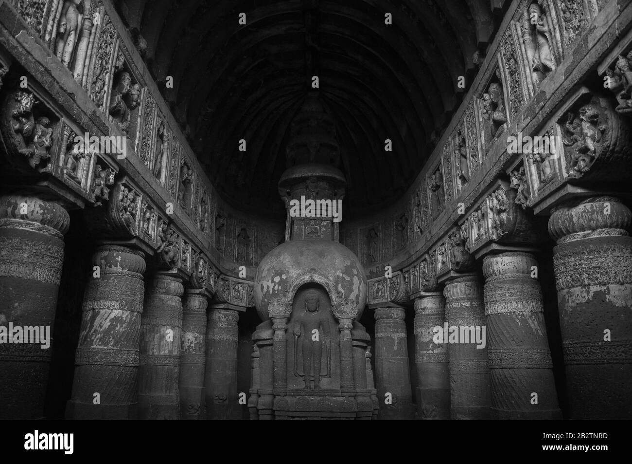 The Ajanta Caves, India Stock Photo - Alamy