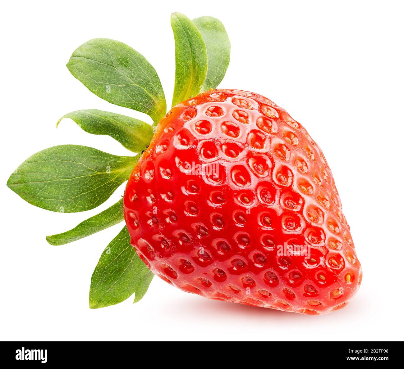 strawberry isolated on a white background Stock Photo - Alamy