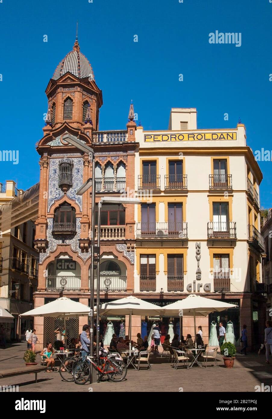 Pedro Roldan building, Seville, Spain Stock Photo