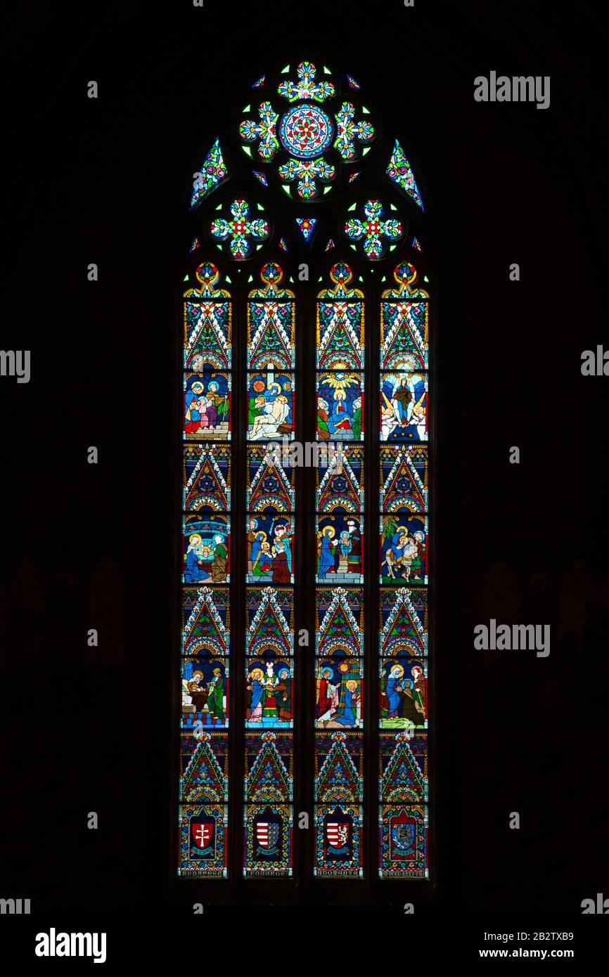 Church, stained glass, windows, gothic architecture, god, light