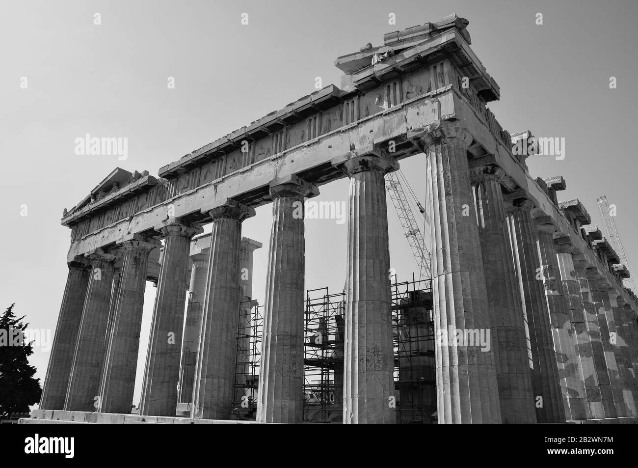 The Parthenon at the Acropolis at Athens Stock Photo