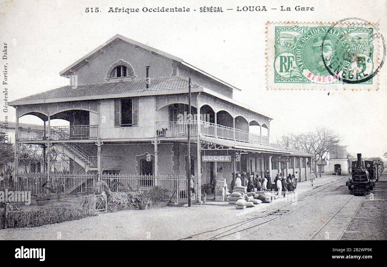 Gare ferroviaire de Louga (Sénégal Stock Photo - Alamy