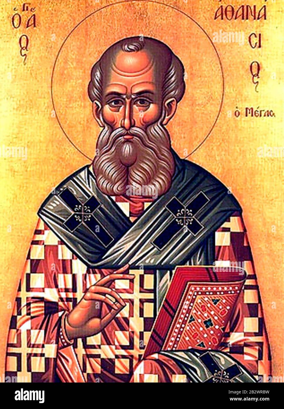 Icon of Athanasius of Alexandria Stock Photo Alamy