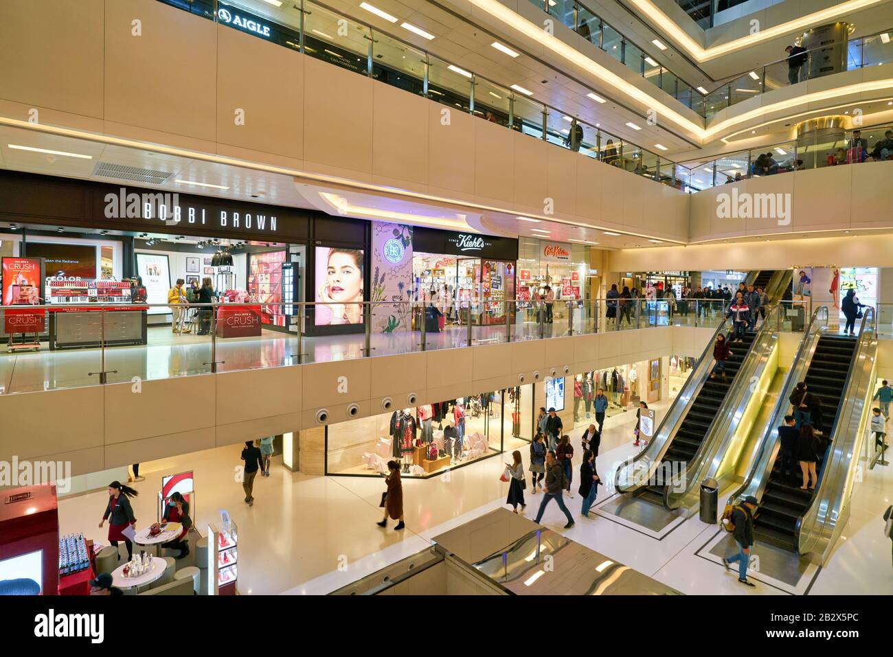 Hong Kong China Circa January 2019 Interior Shot New Town Plaza