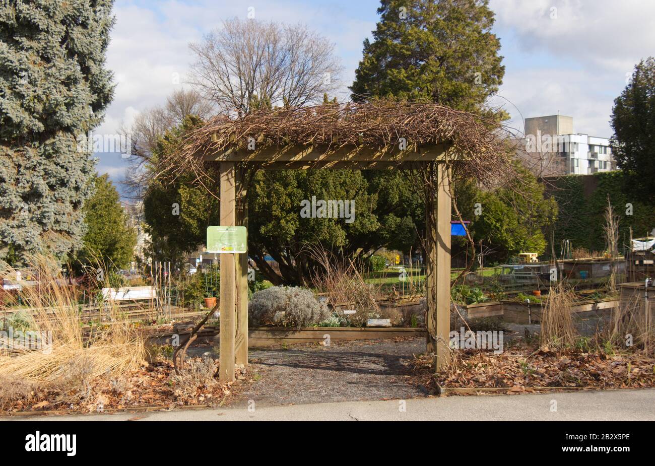 Community Garden Sign High Resolution Stock Photography And Images Alamy