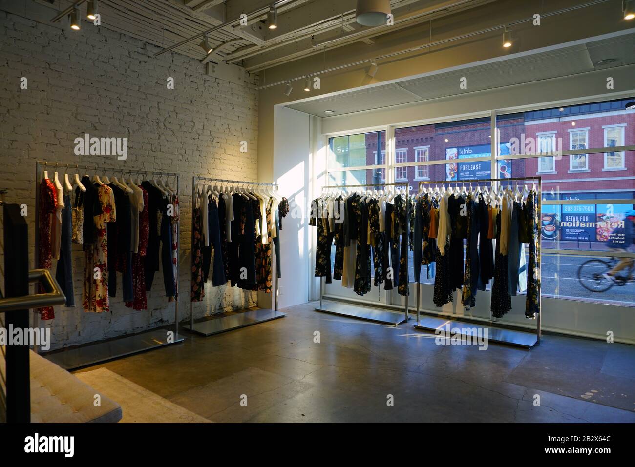 GEORGETOWN, DC -21 FEB 2020- View of a Reformation clothing retail boutique  selling boho clothing in Georgetown, Washington, DC Stock Photo - Alamy