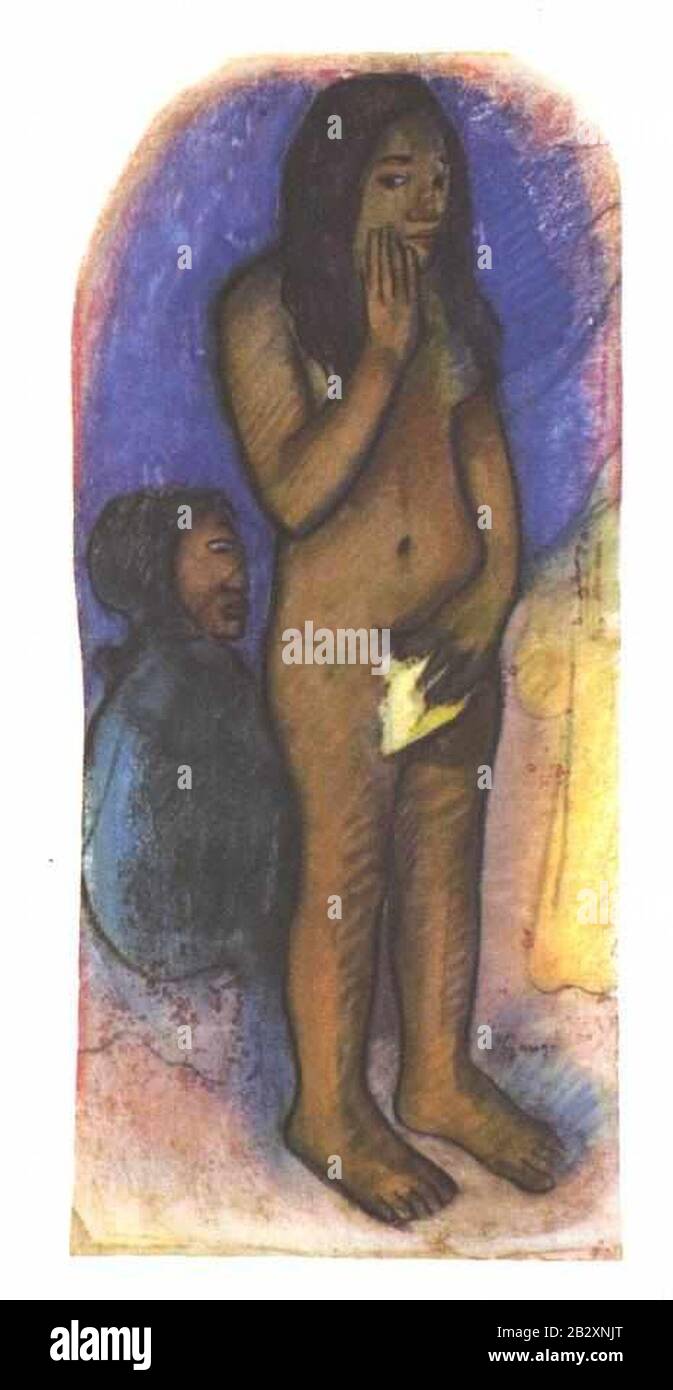 Gauguin - Worte des Dämonen. Stock Photo