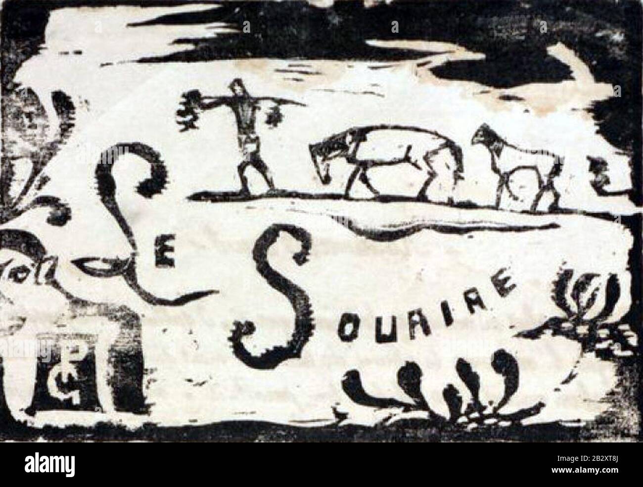 Gauguin Le Sourire K 63. Stock Photo