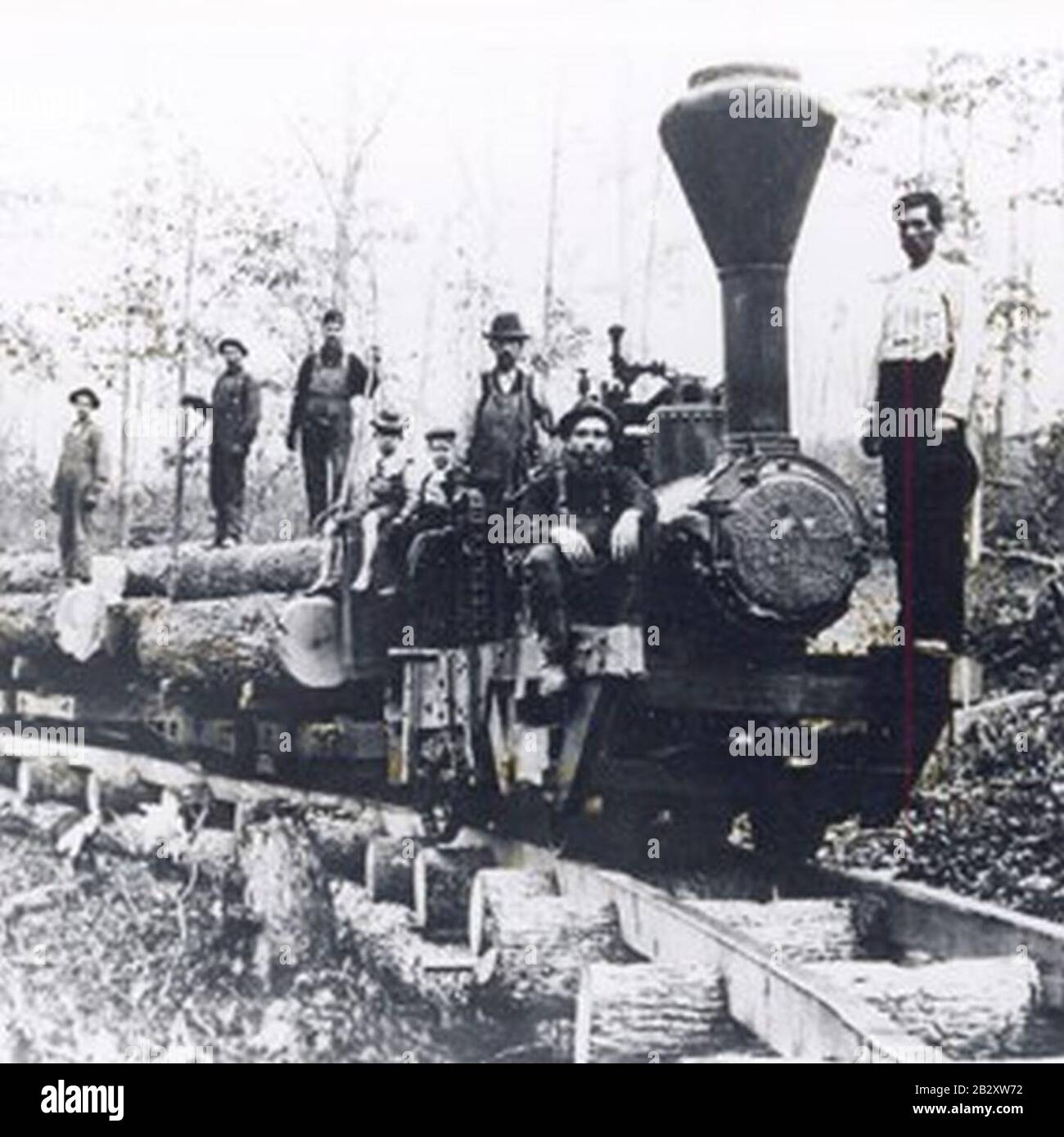 Gauley River logging railroad West Virginia Stock Photo Alamy