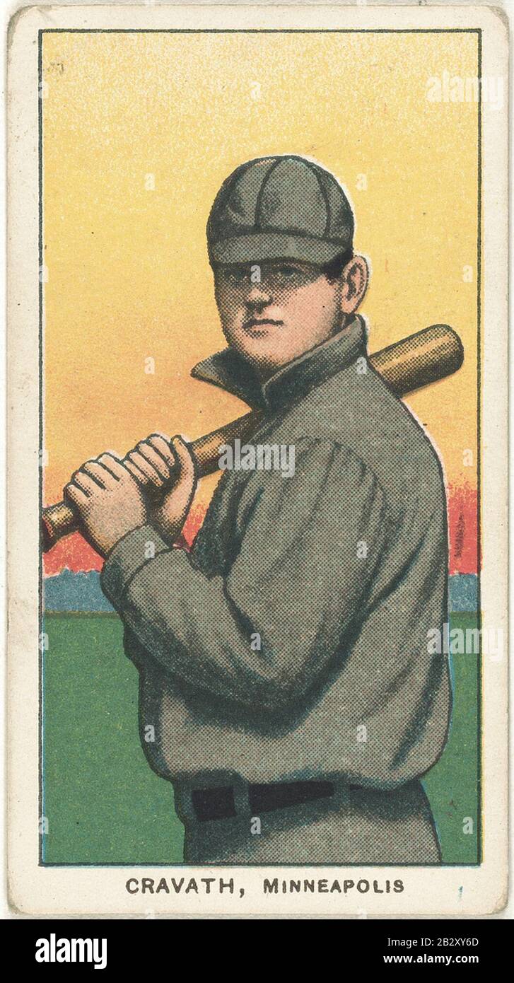 Gavvy Cravath, Minneapolis Team, baseball card portrait Stock Photo Alamy
