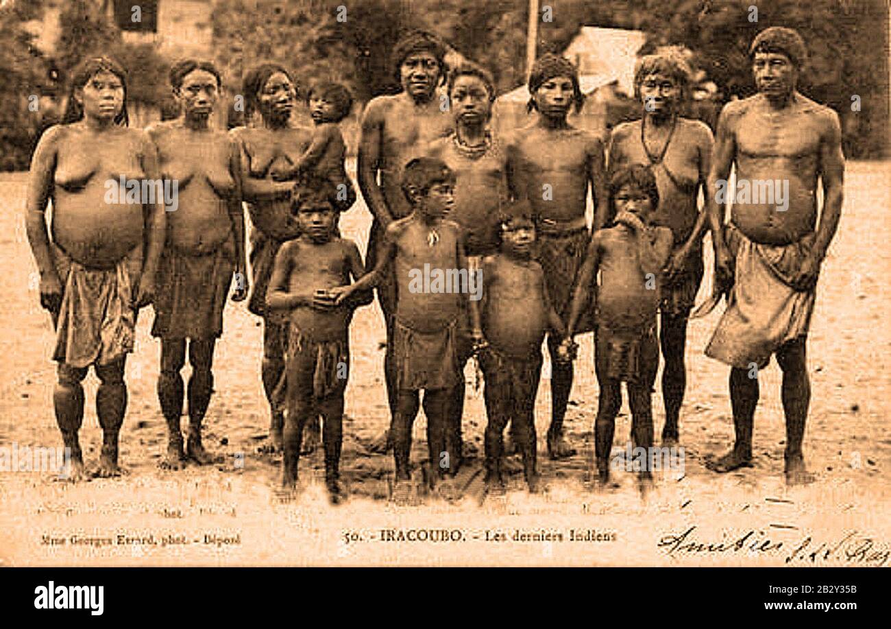 GE Cayenne tribu Iracoubo. Stock Photo