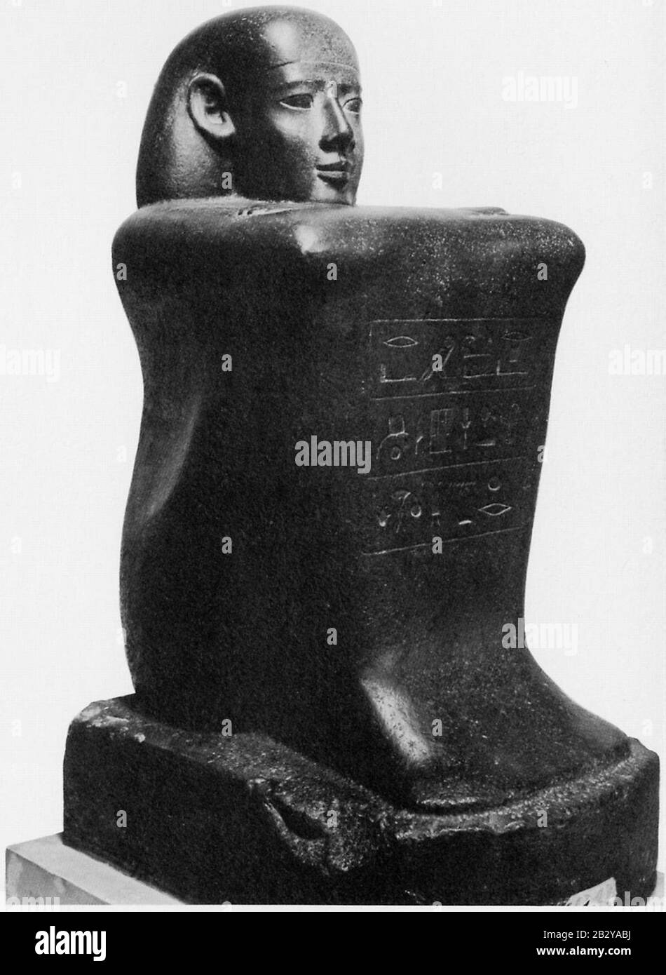 Gebrüder Alinari - Ägyptische Skulptur im Louvre Stock Photo