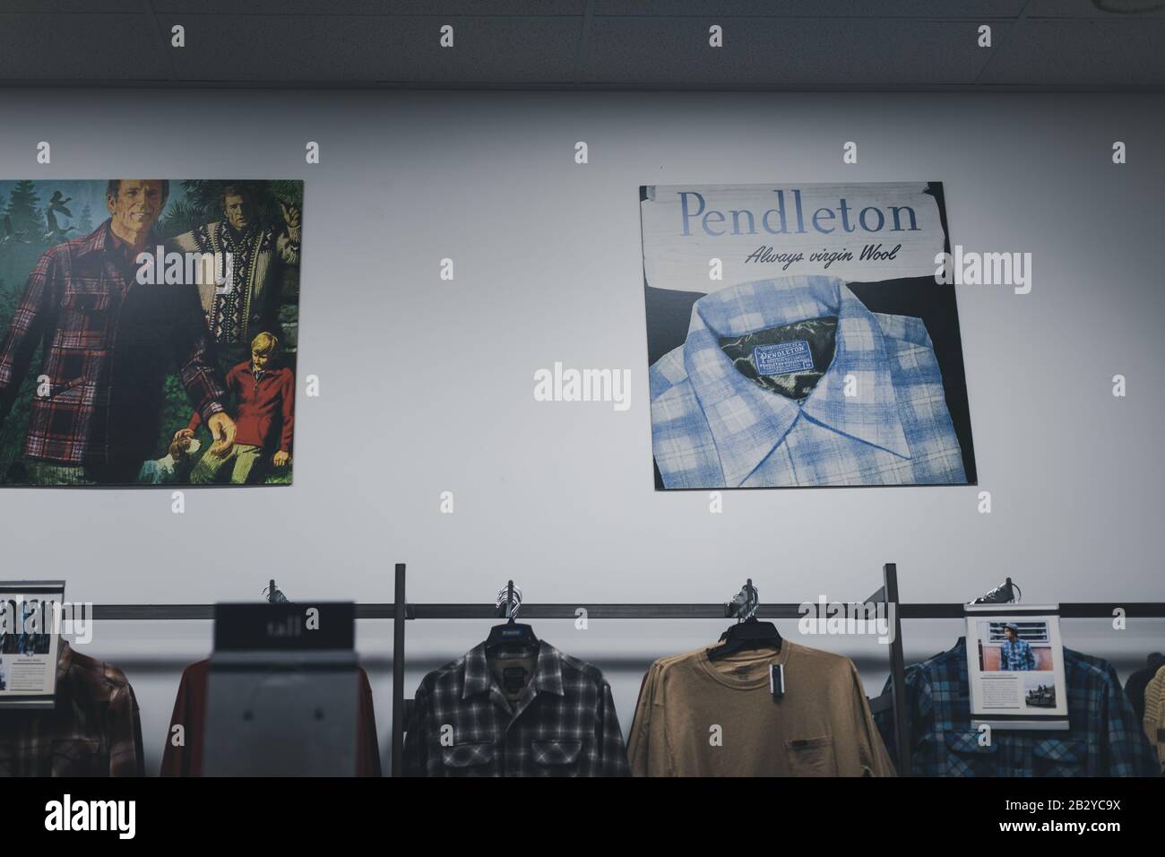 Pendleton blanket hi-res stock photography and images - Alamy