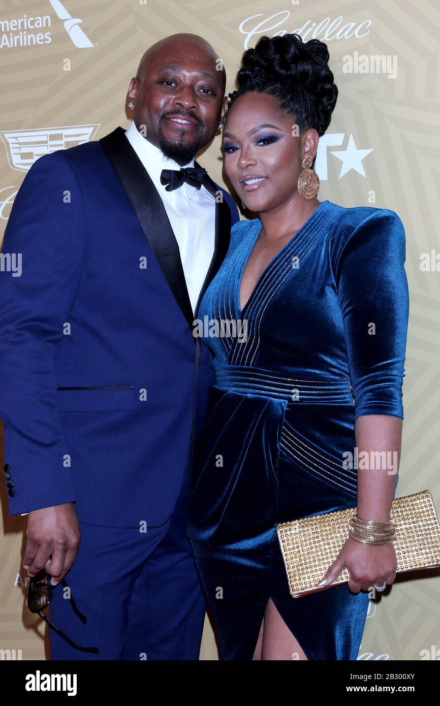 February 23, 2020, Beverly Hills, CA, USA: LOS ANGELES - FEB 23:  Omar Epps,  Keisha Epps at the American Black Film Festival Honors Awards at the Beverly Hilton Hotel on February 23, 2020 in Beverly Hills, CA (Credit Image: © Kay Blake/ZUMA Wire) Stock Photo