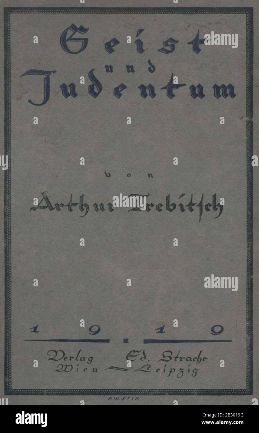 Geist-und-Judentum-Titelbild. Stock Photo