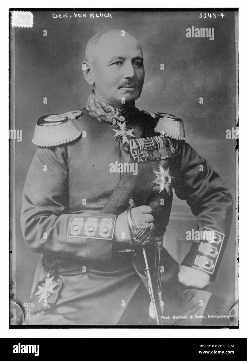 Gen. von Kluck Stock Photo