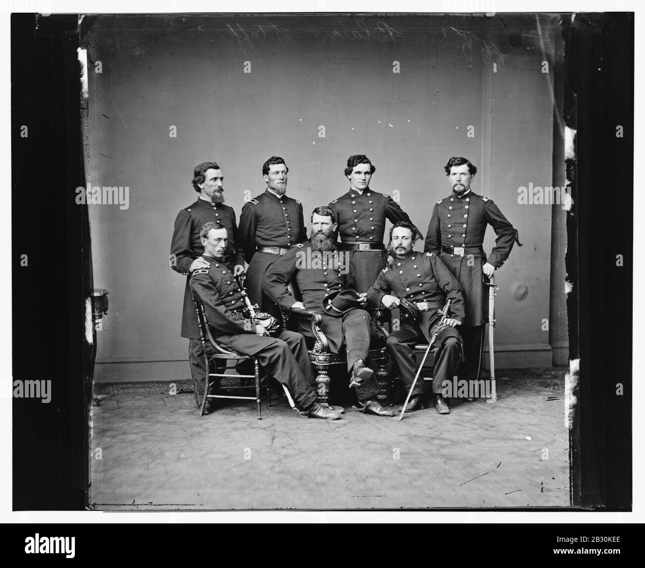 General Francis Blair and staff, U.S.A Stock Photo - Alamy