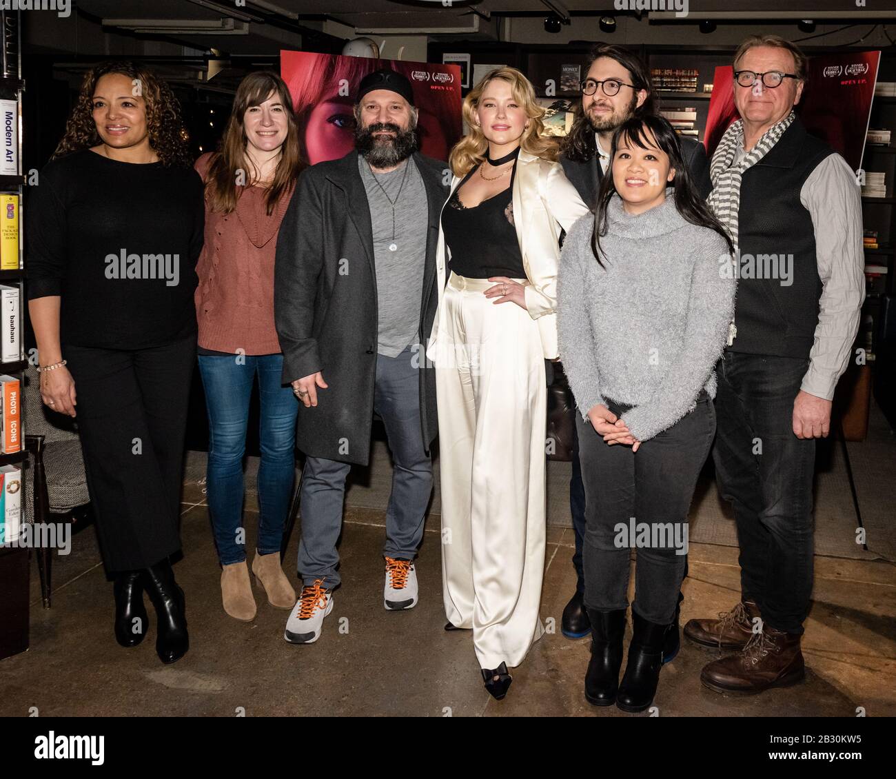 New York, USA. 3rd March, 2020. (L-R) Luna Lauren Velez, Mollye Asher ...
