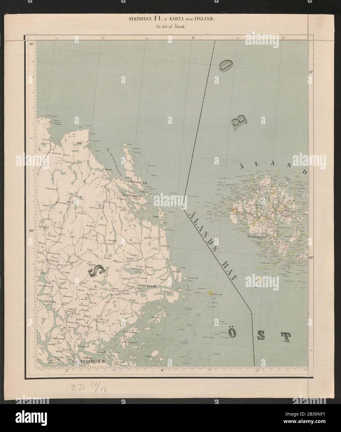 general-map-of-the-grand-duchy-of-finland-1863-sheet-f1-stock-photo-alamy