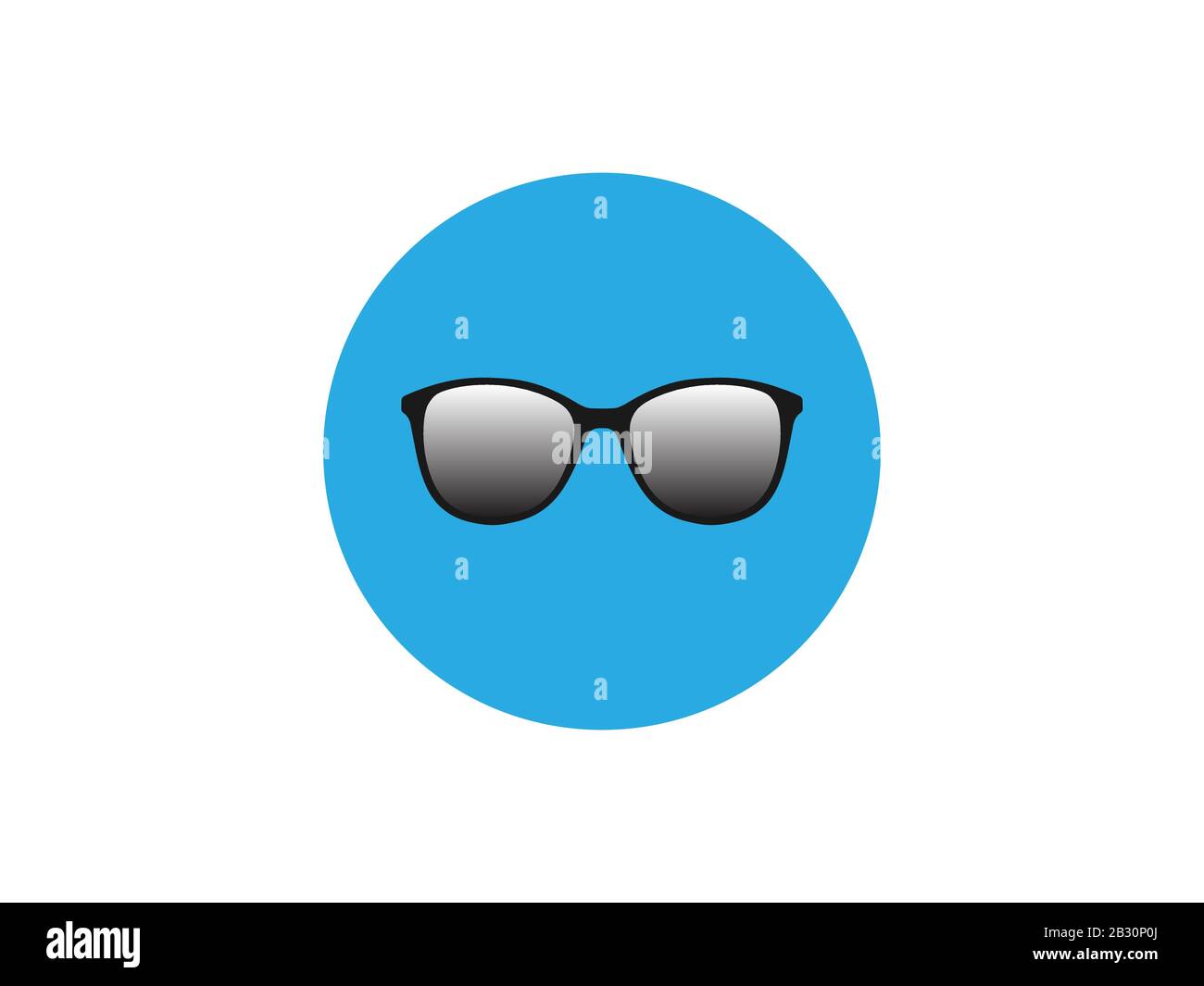 Sunglasses Glasses Icon Vector Illustration Flat Design Stock Vector Image And Art Alamy