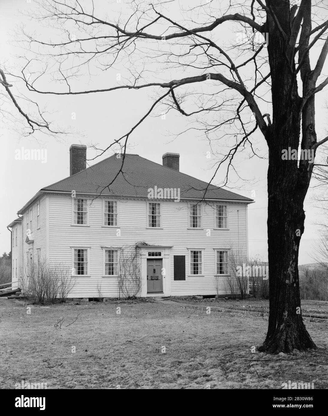 General Rufus Putnam House, Main Street, Rutland (Worcester County, Massachusetts). Stock Photo