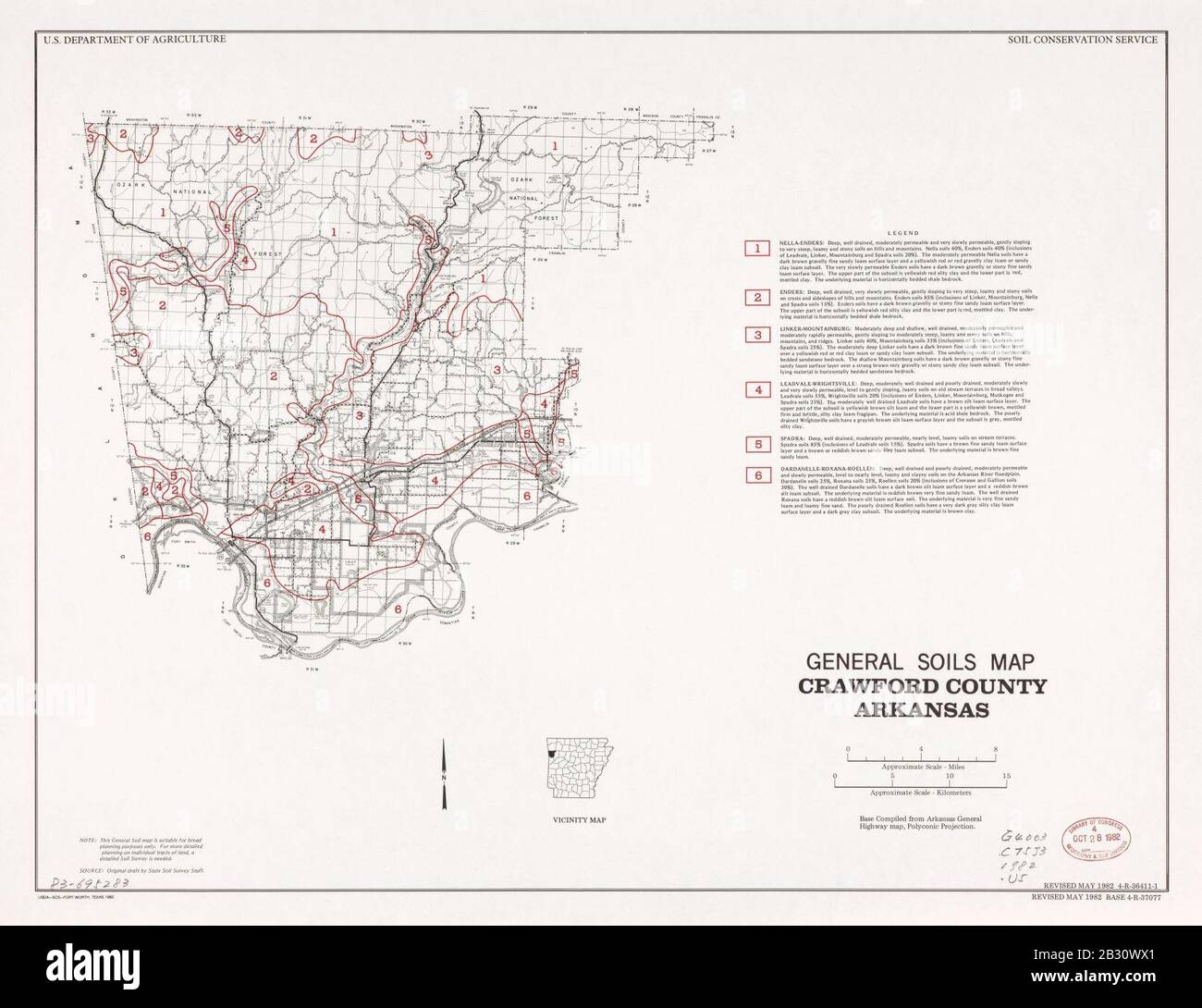 General soil map Crawford County Arkansas Stock Photo Alamy General soil map Crawford County Arkansas Stock Photo Alamy