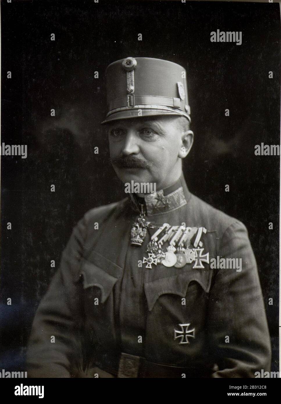 Generäle der k.u.k. Armee am russischen Kriegsschauplatz Stock Photo