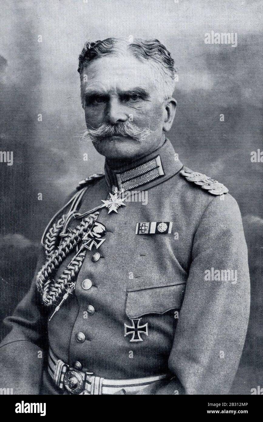 Generalfeldmarschall August von Mackensen, 1915. Stock Photo