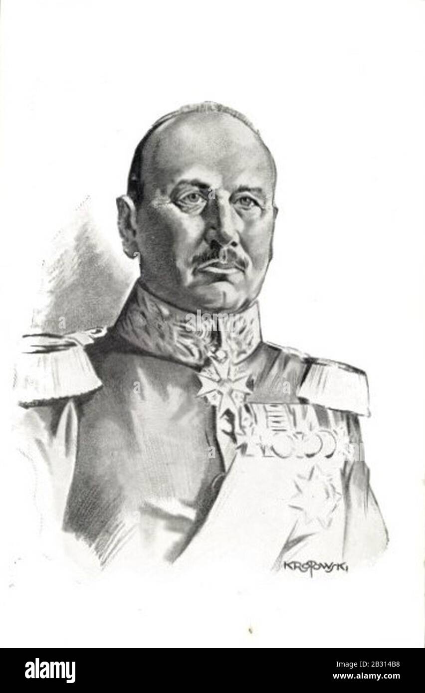 Generaloberst Alexander Heinrich Rudolph von Kluck c. 1916. Stock Photo