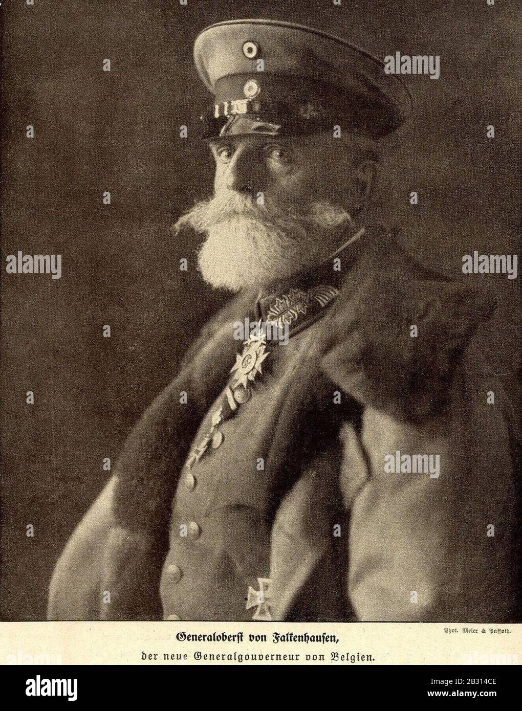 Generaloberst Ludwig von Falkenhausen, 1917 Stock Photo Alamy