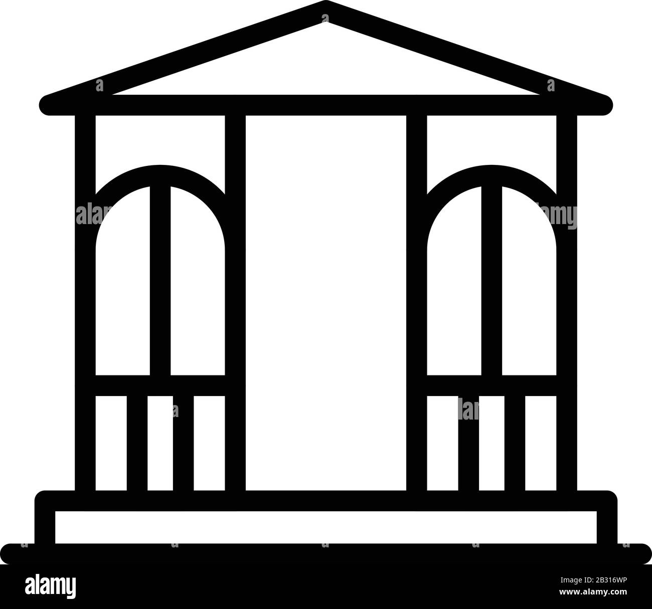 Gazebo furniture icon, outline style Stock Vector Image & Art - Alamy