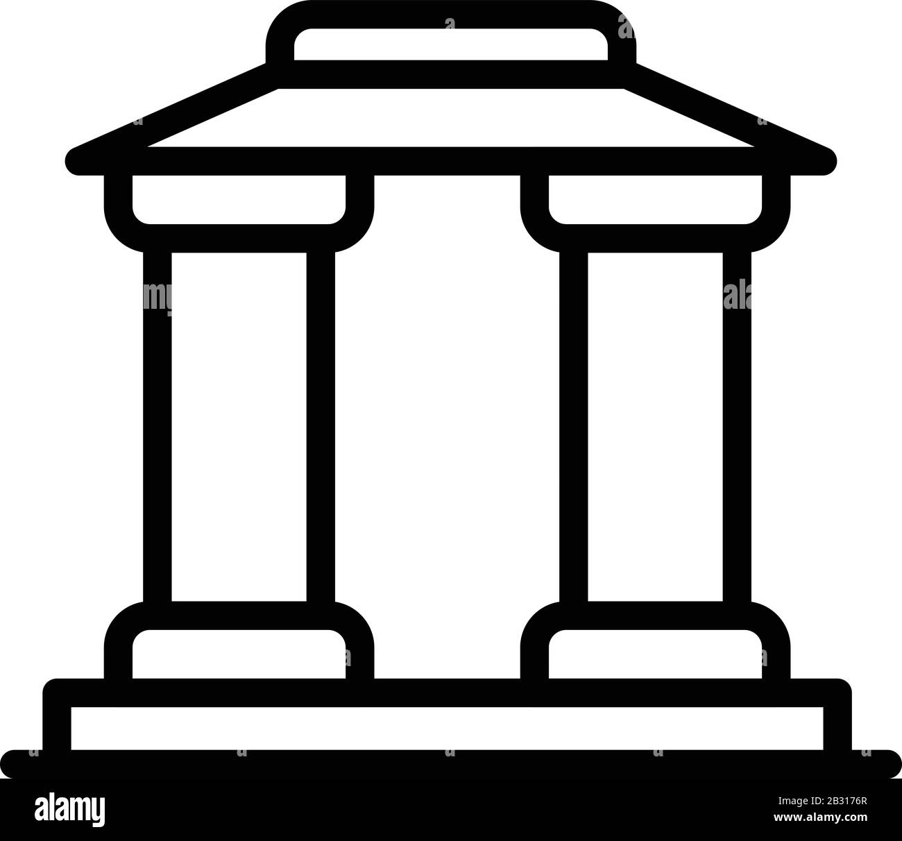 Column gazebo icon, outline style Stock Vector Image & Art - Alamy