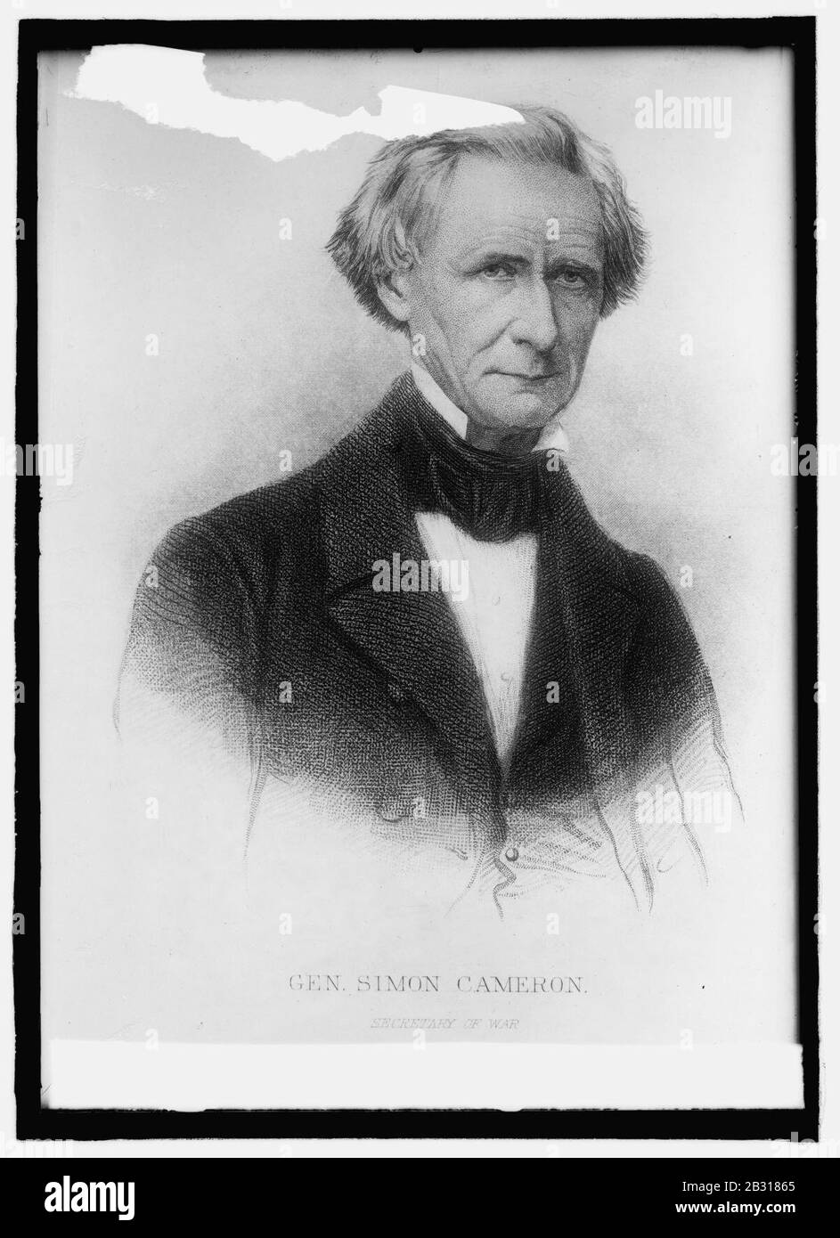Gen'l Simon Cameron, Secty. of War, Lincoln Cabinet Stock Photo