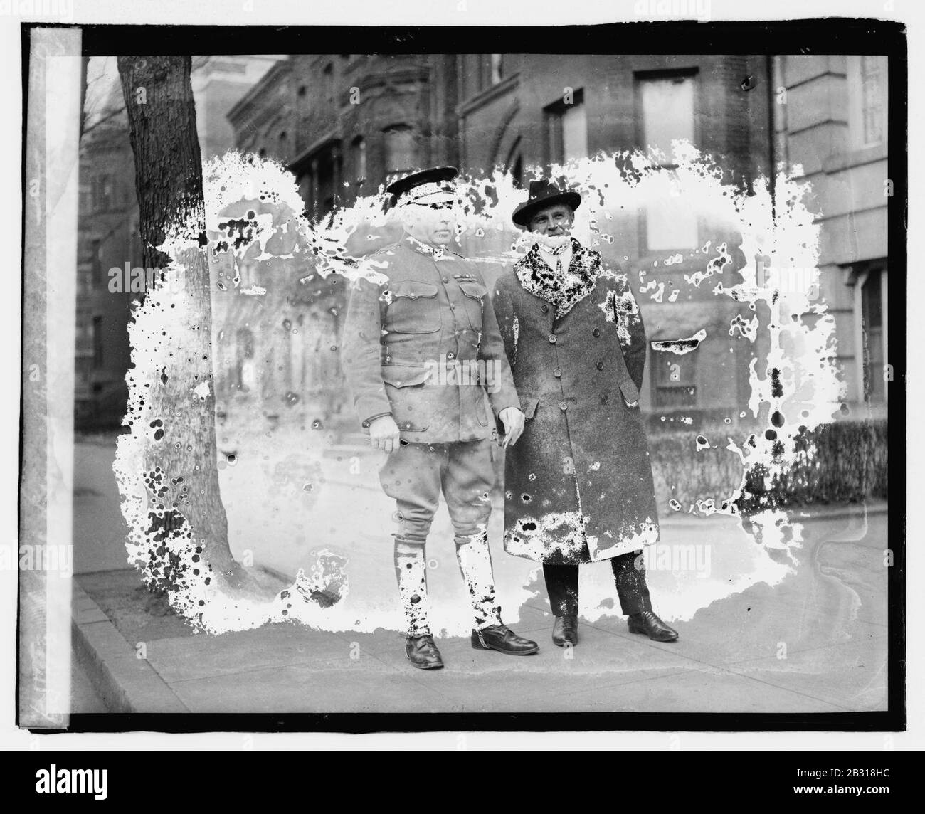 Gen'l. Leonard Wood & Alvan T. Fuller 2 Stock Photo Alamy