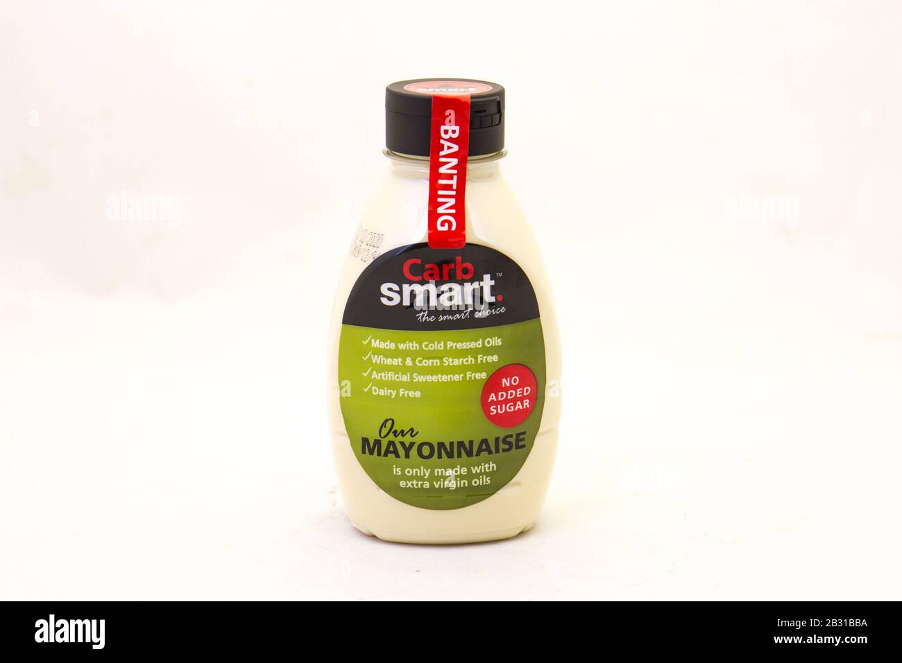 Alberton, South Africa a bottle of Carb Smart banting mayonnaise