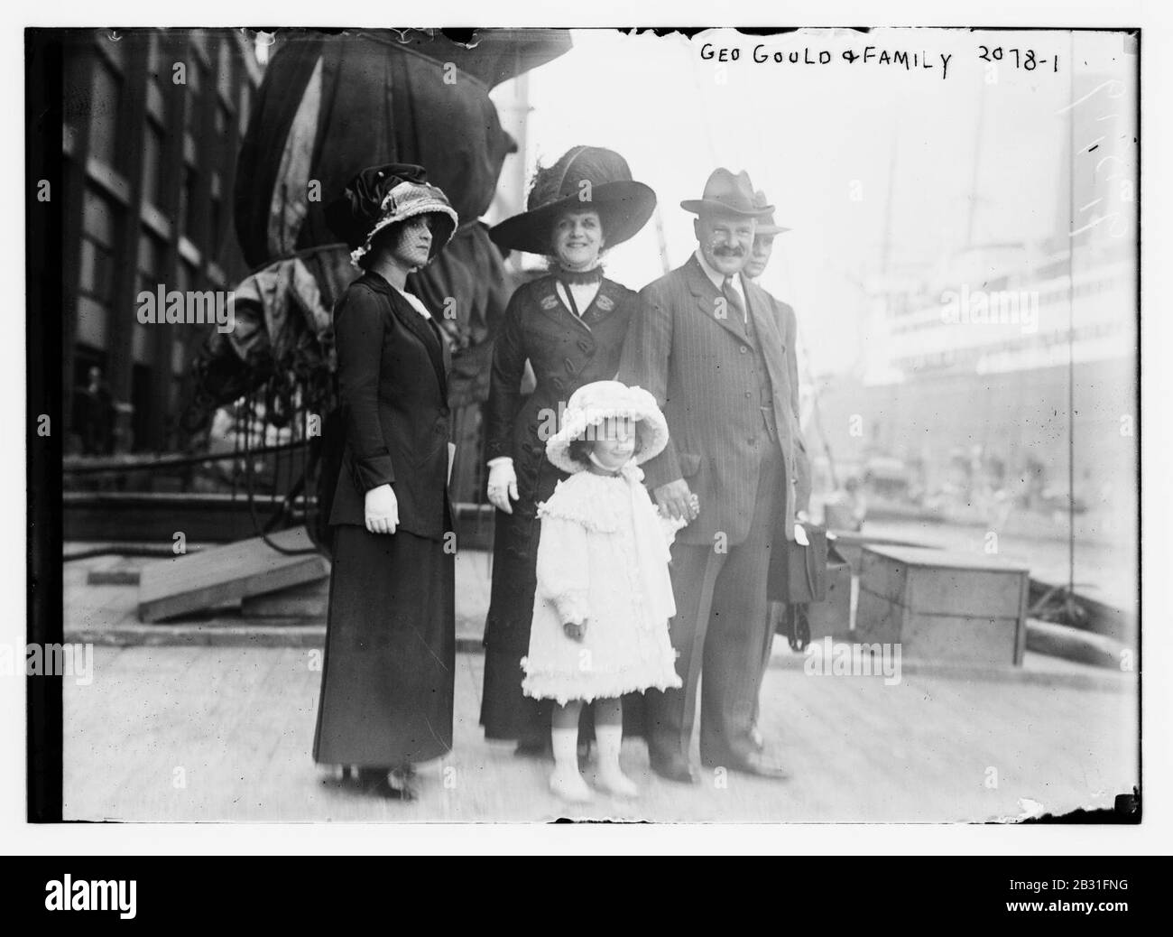 Geo. Gould and family Stock Photo Alamy