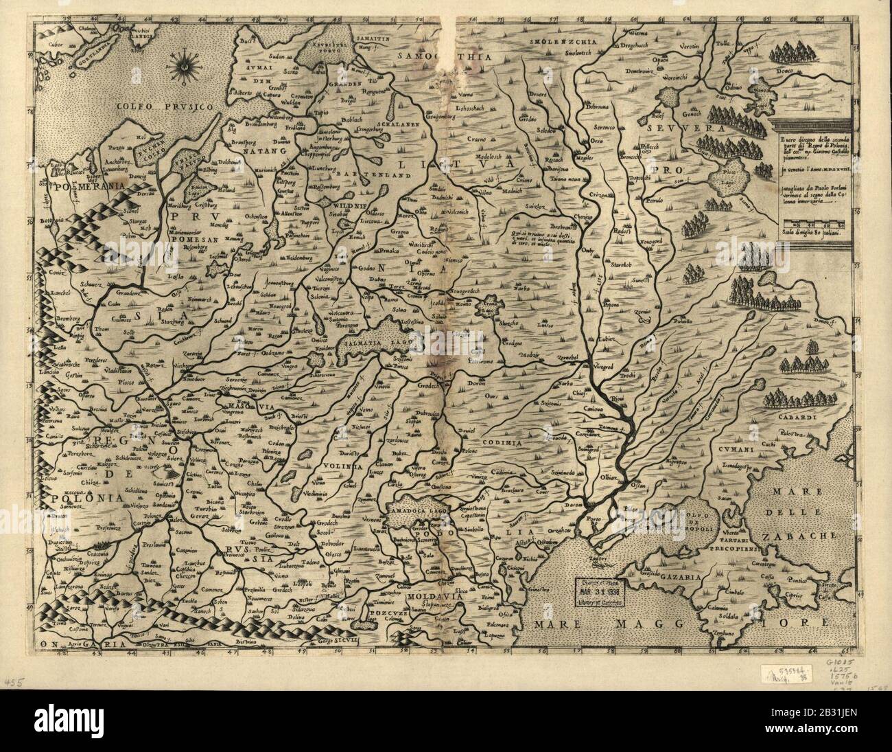 Carta geografica double face di Störmer-Verlag Vlotho, anni '60 in vendita su