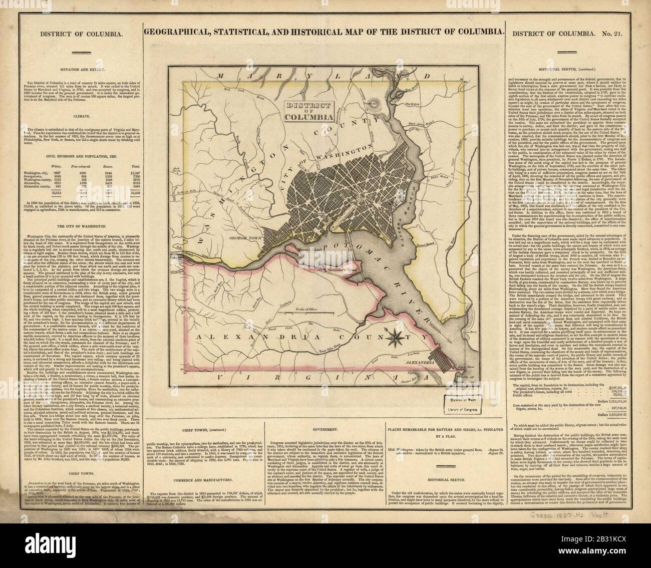 Historical columbia map hi-res stock photography and images - Alamy