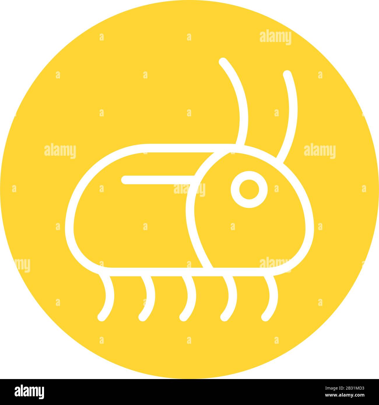 Cockroach icon simple illustration hi-res stock photography and images ...