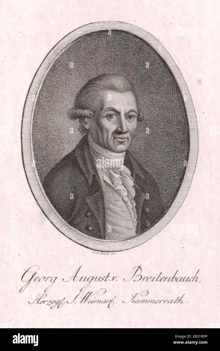 Georg August von Breitenbauch. Stock Photo